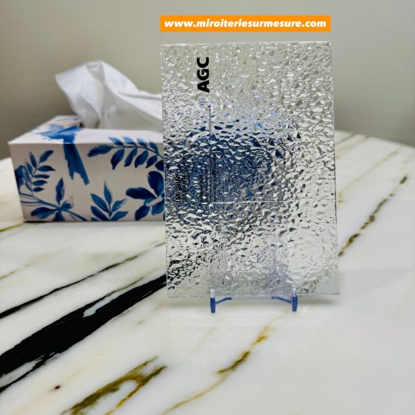 Verre imprimé goutte d'eau