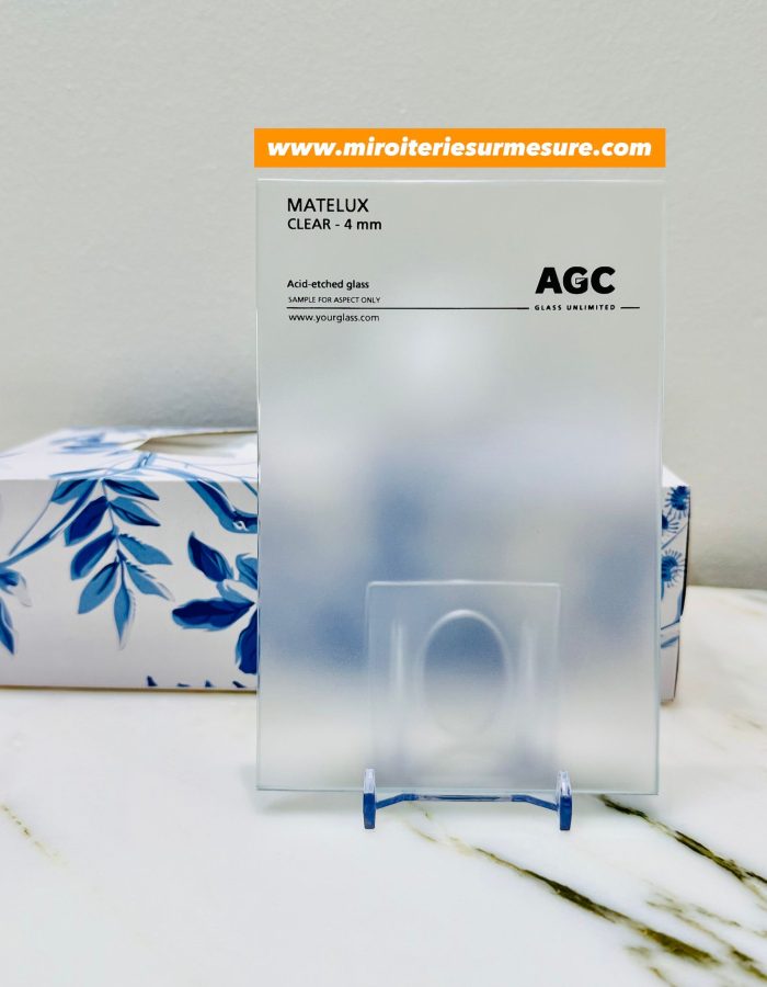 Verre dépoli acide